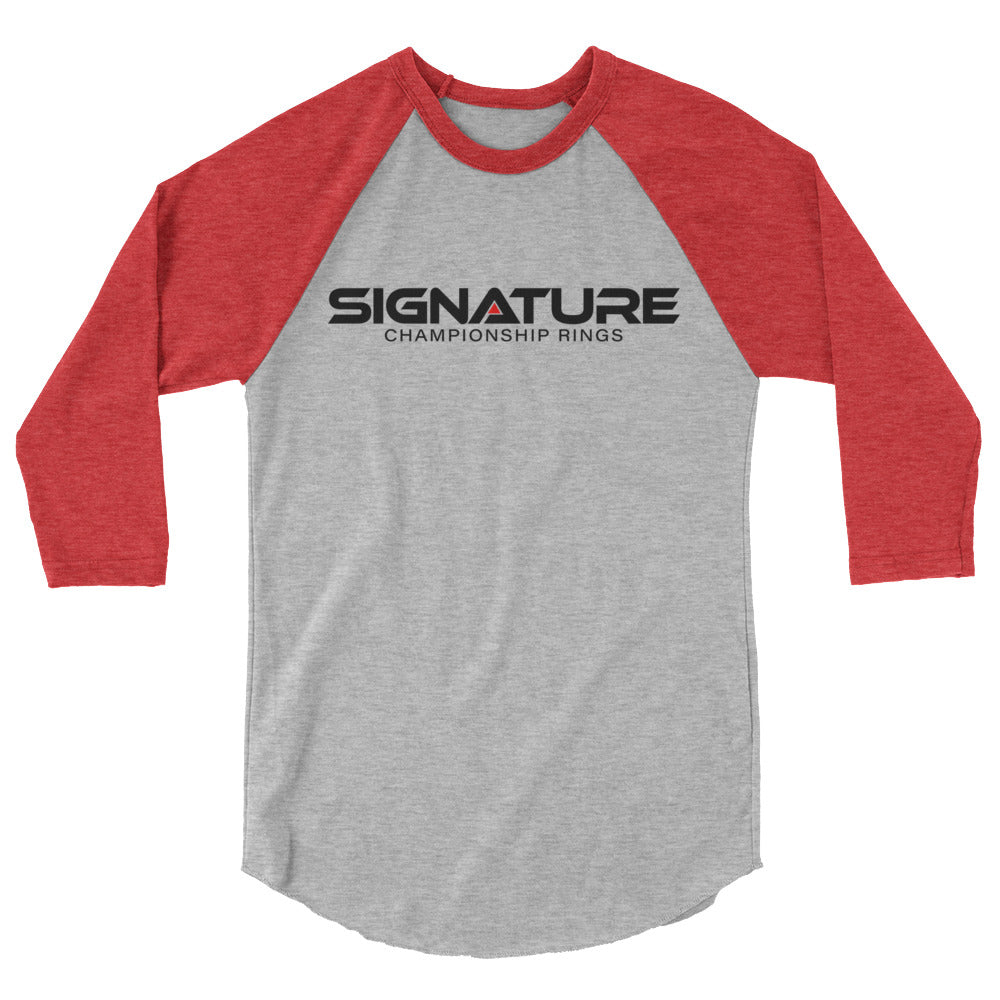 Signature 3/4 sleeve raglan shirt