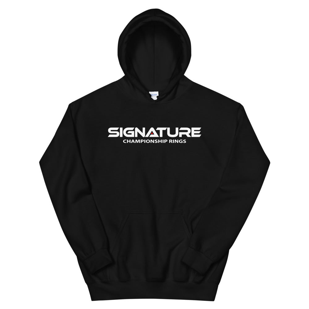 Signature White Logo Unisex Hoodie