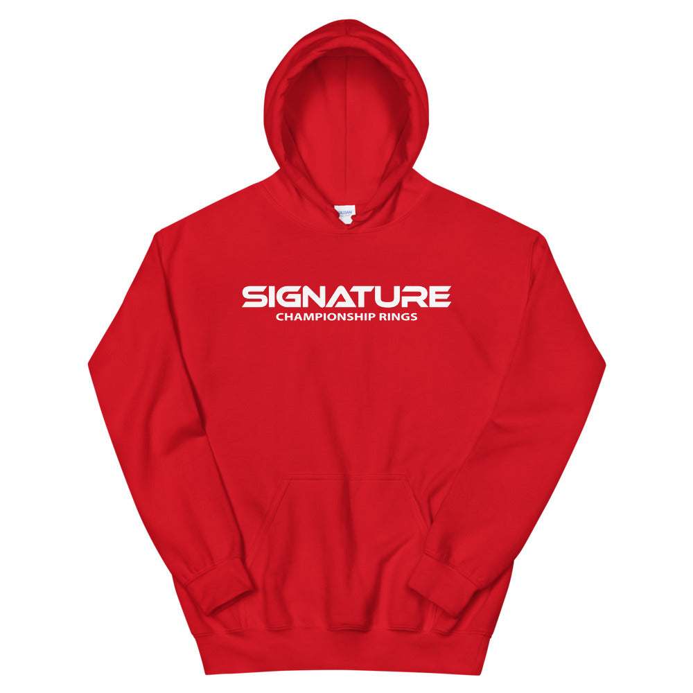 Signature White Logo Unisex Hoodie