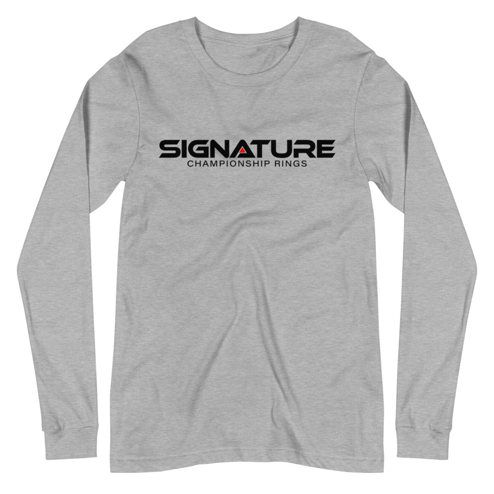 Signature Dark Logo Unisex Long Sleeve Tee