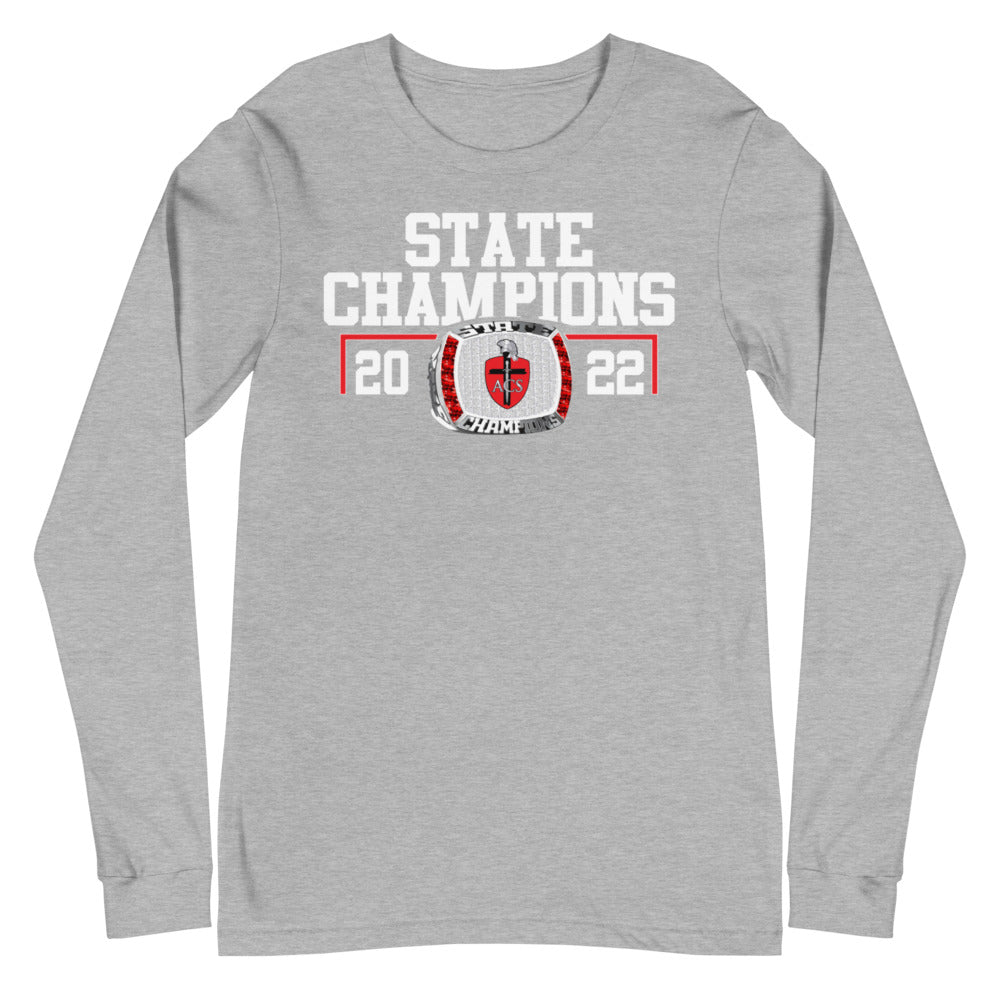 Angleton Christian Basketball State Champions Unisex Long Sleeve Tee