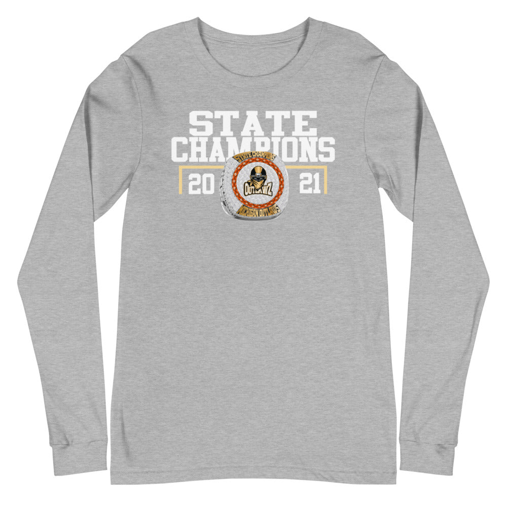 Michigan Outlawz State Champions Unisex Long Sleeve Tee