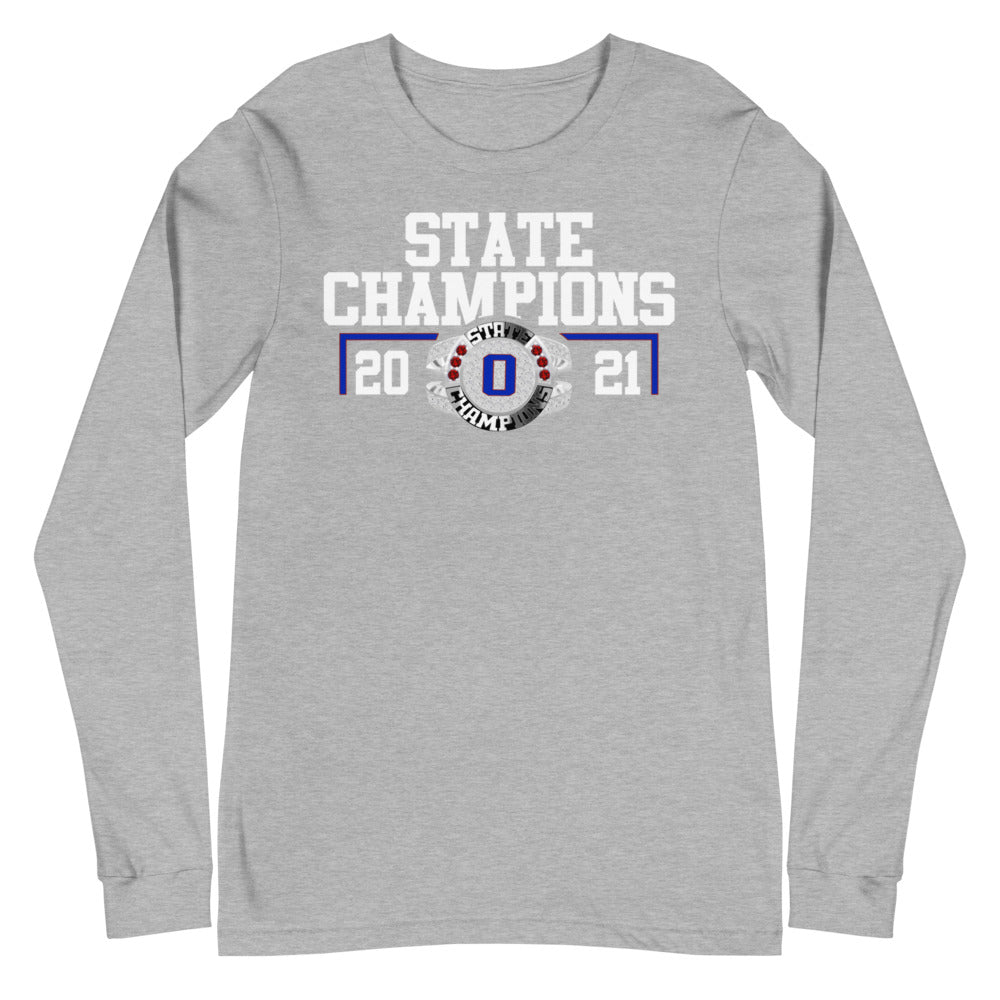 Oskaloosa High School State Champions Unisex Long Sleeve Tee