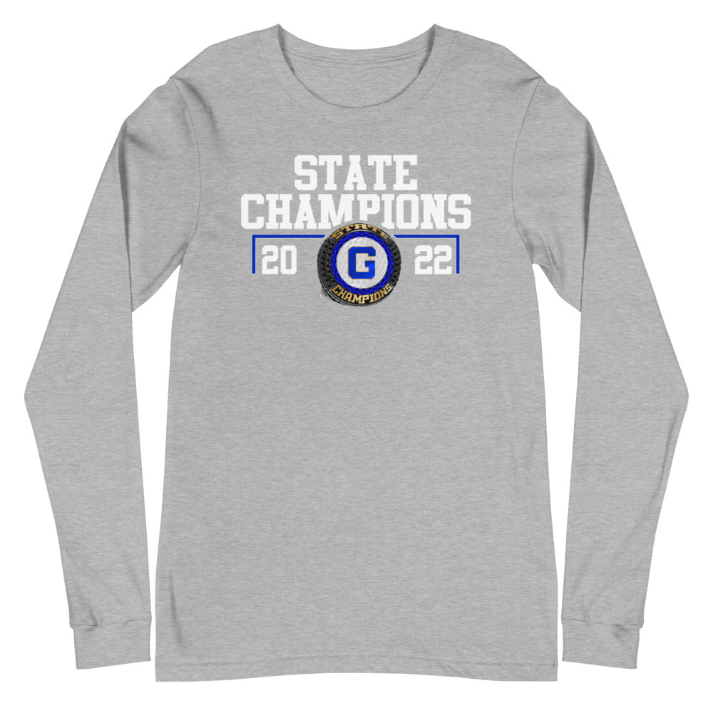 Goddard High School State Champions Unisex Long Sleeve Tee