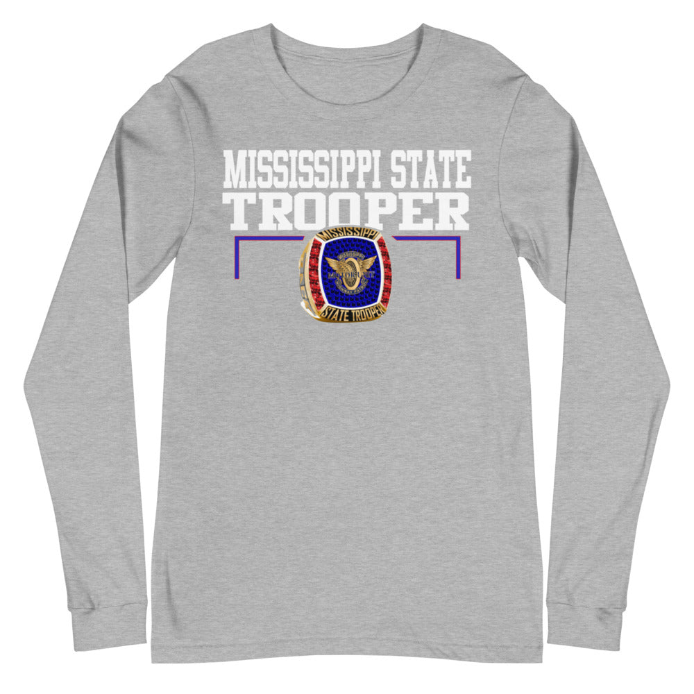 Mississippi State Trooper Gold Ring Unisex Long Sleeve Tee