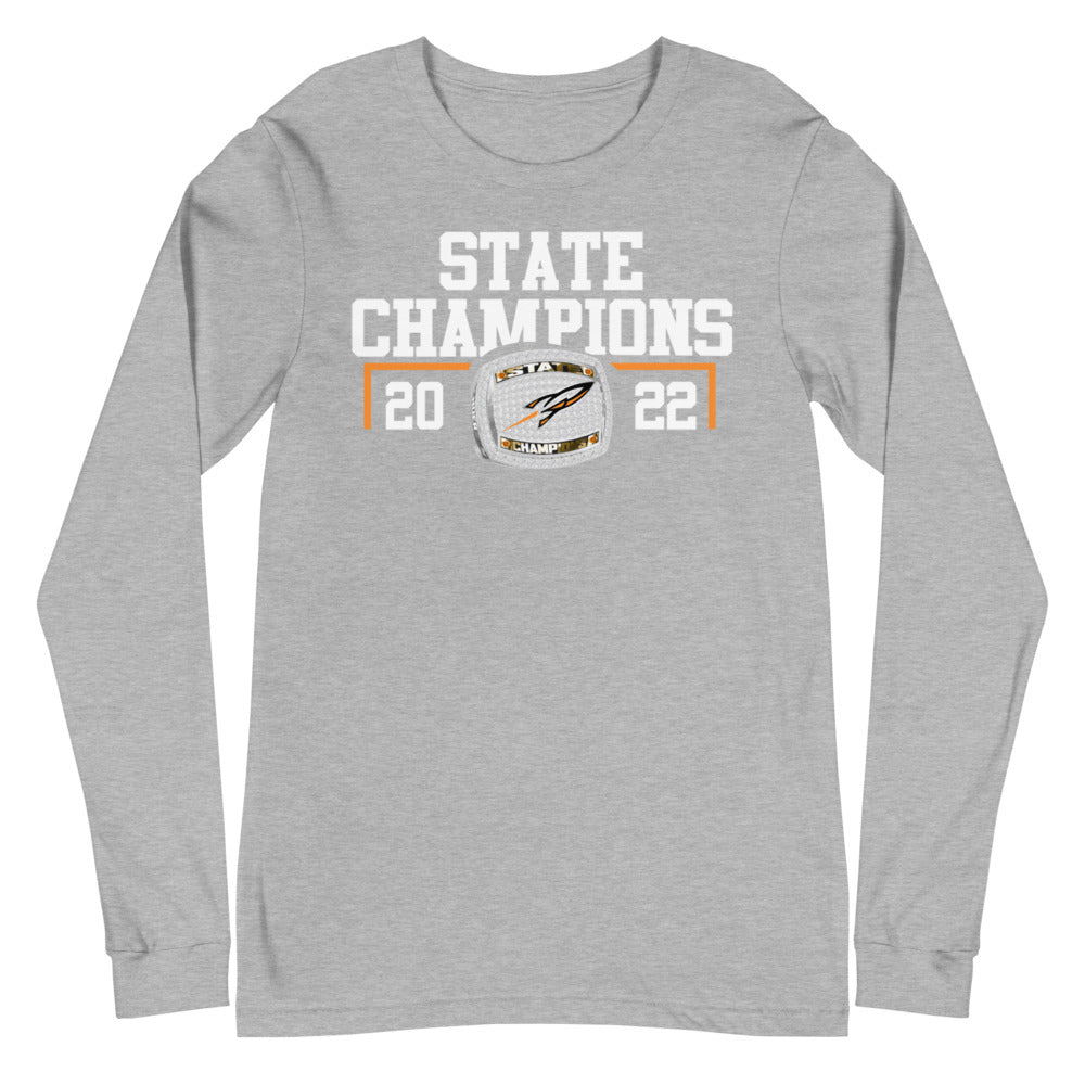 Rock Valley Basketball State Champions Unisex Long Sleeve Tee