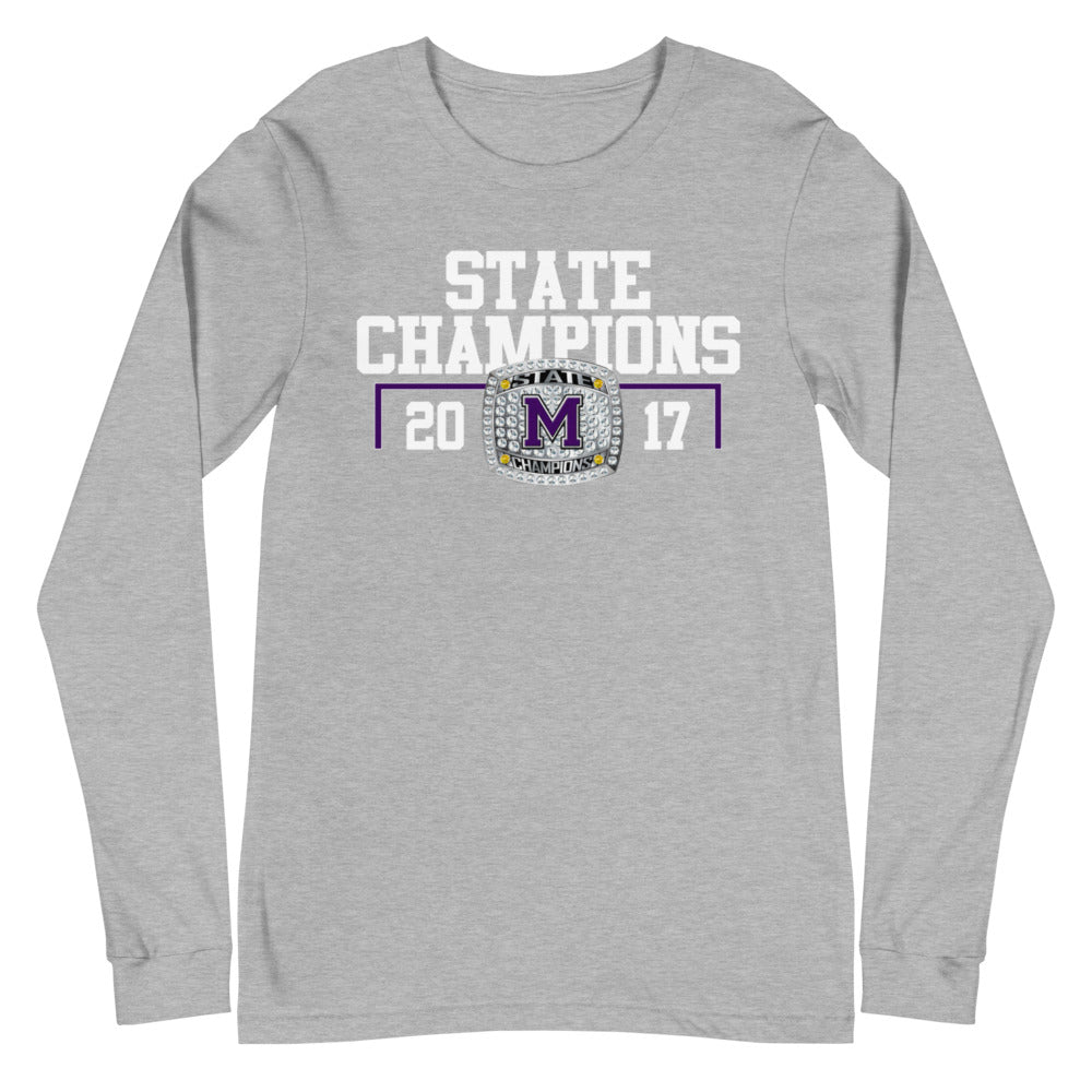 Maxwell Bears 2017 Championship Ring Unisex Long Sleeve Tee