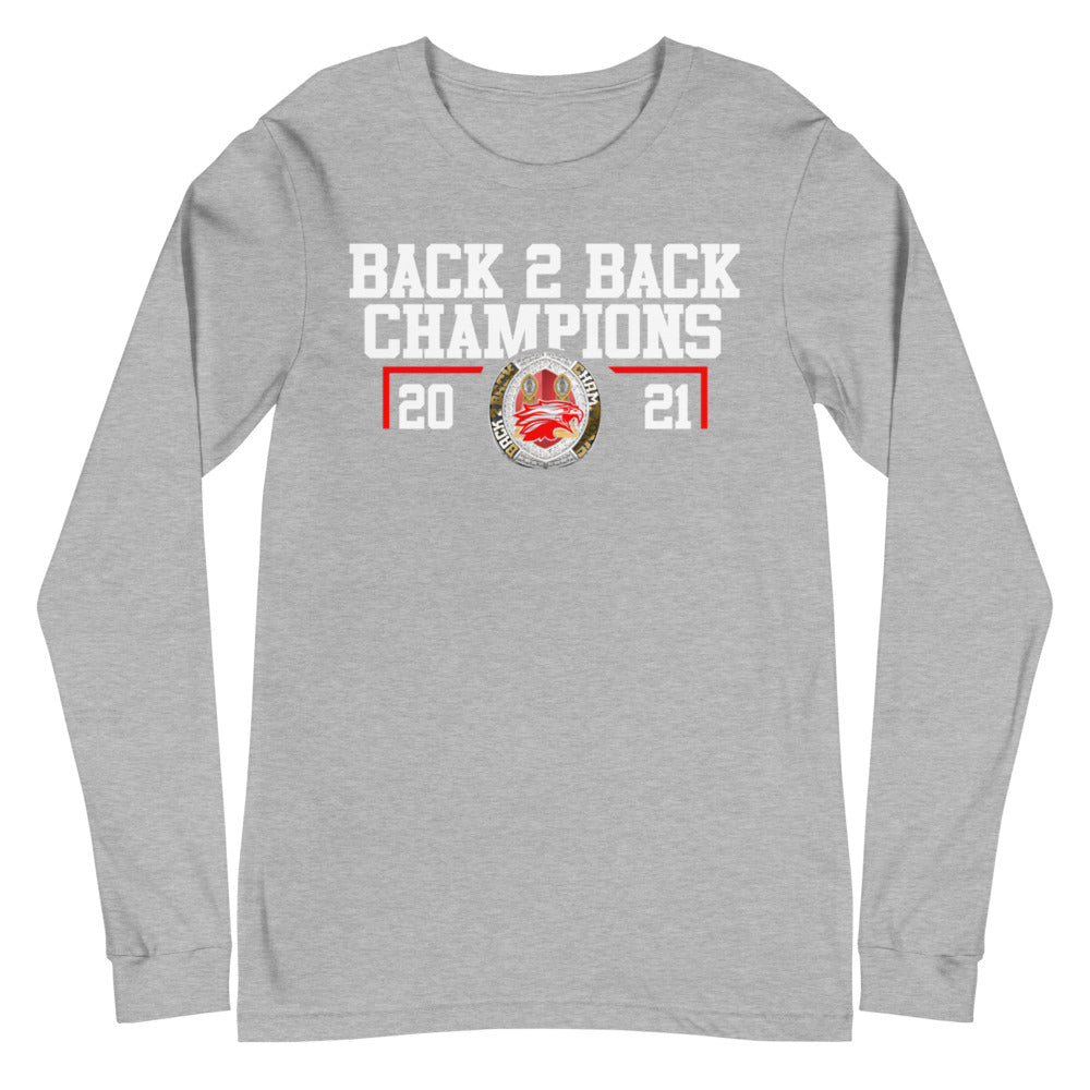 Smoking for Jesus Ministry Christian School B2B 2021 Championship Ring Unisex Long Sleeve Tee