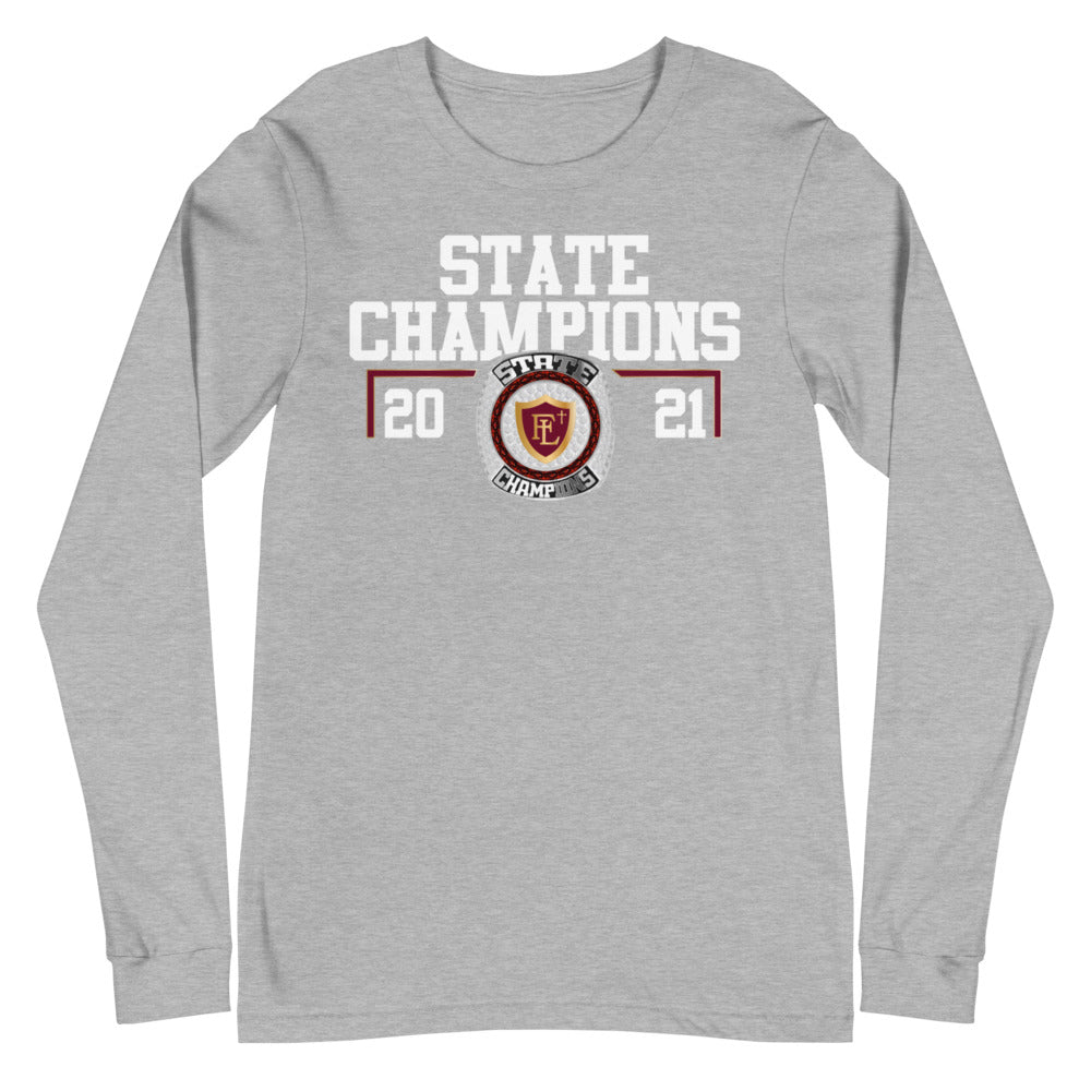 Faith Lutheran High School State Champions Unisex Long Sleeve Tee