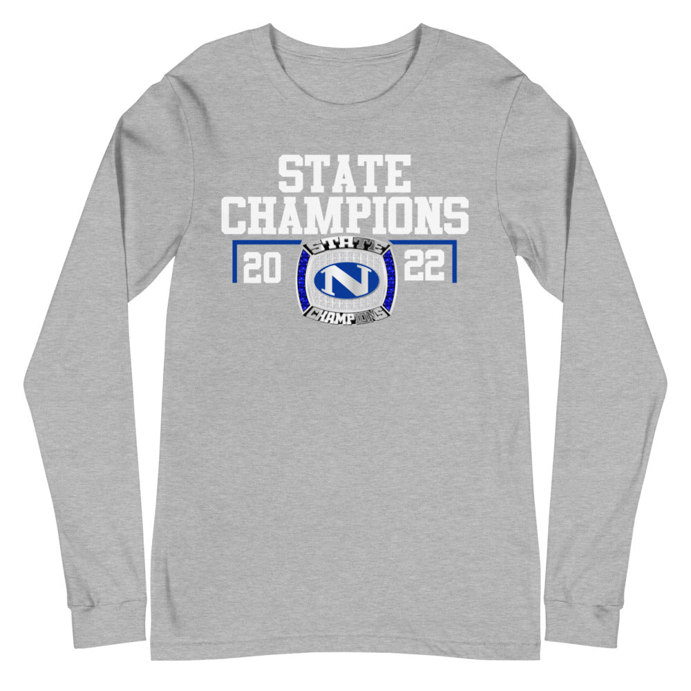 Nazareth Area High School 2022 State Championship Ring Unisex Long Sleeve Tee