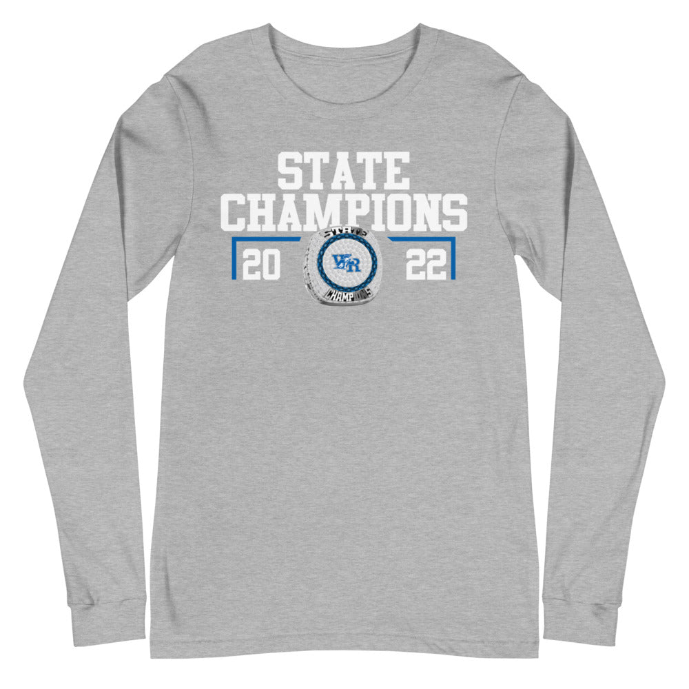 Washburn Rural High School 2022 State Championship Ring Unisex Long Sleeve Tee