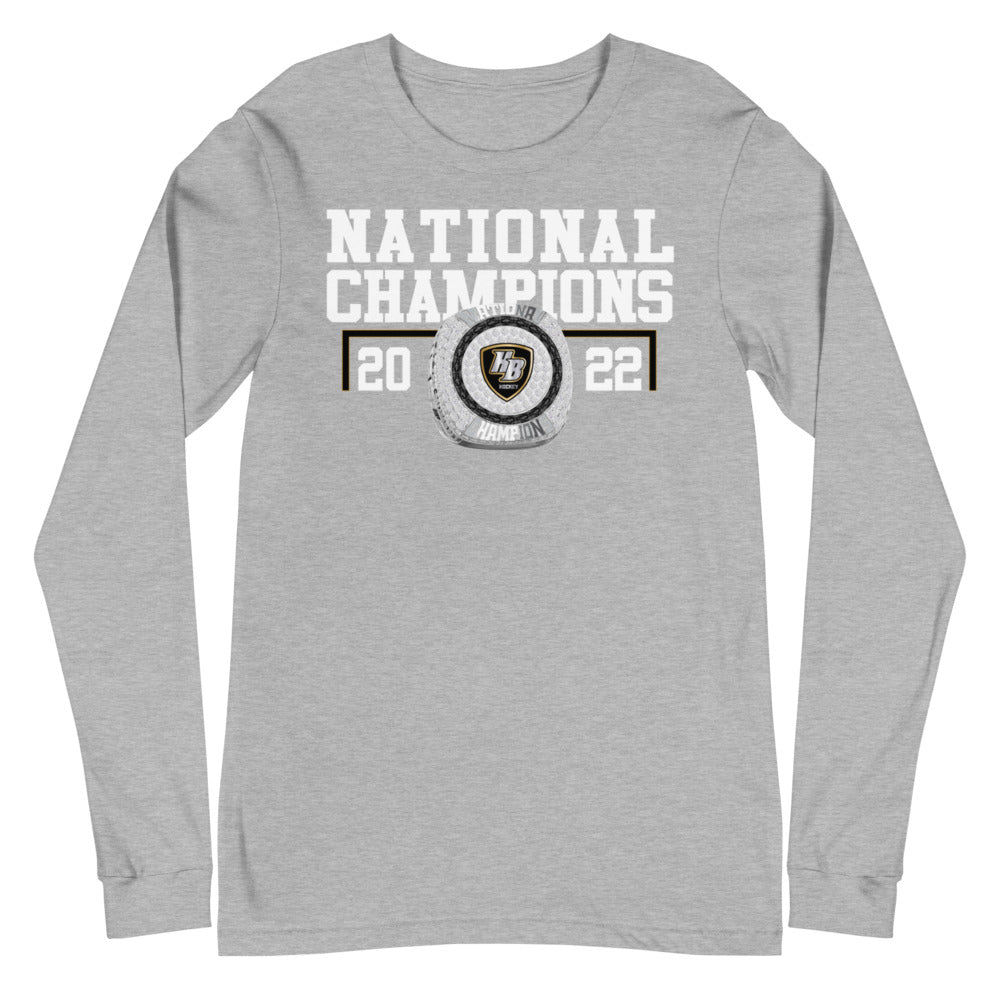 HoneyBaked Hockey National Champions Unisex Long Sleeve Tee