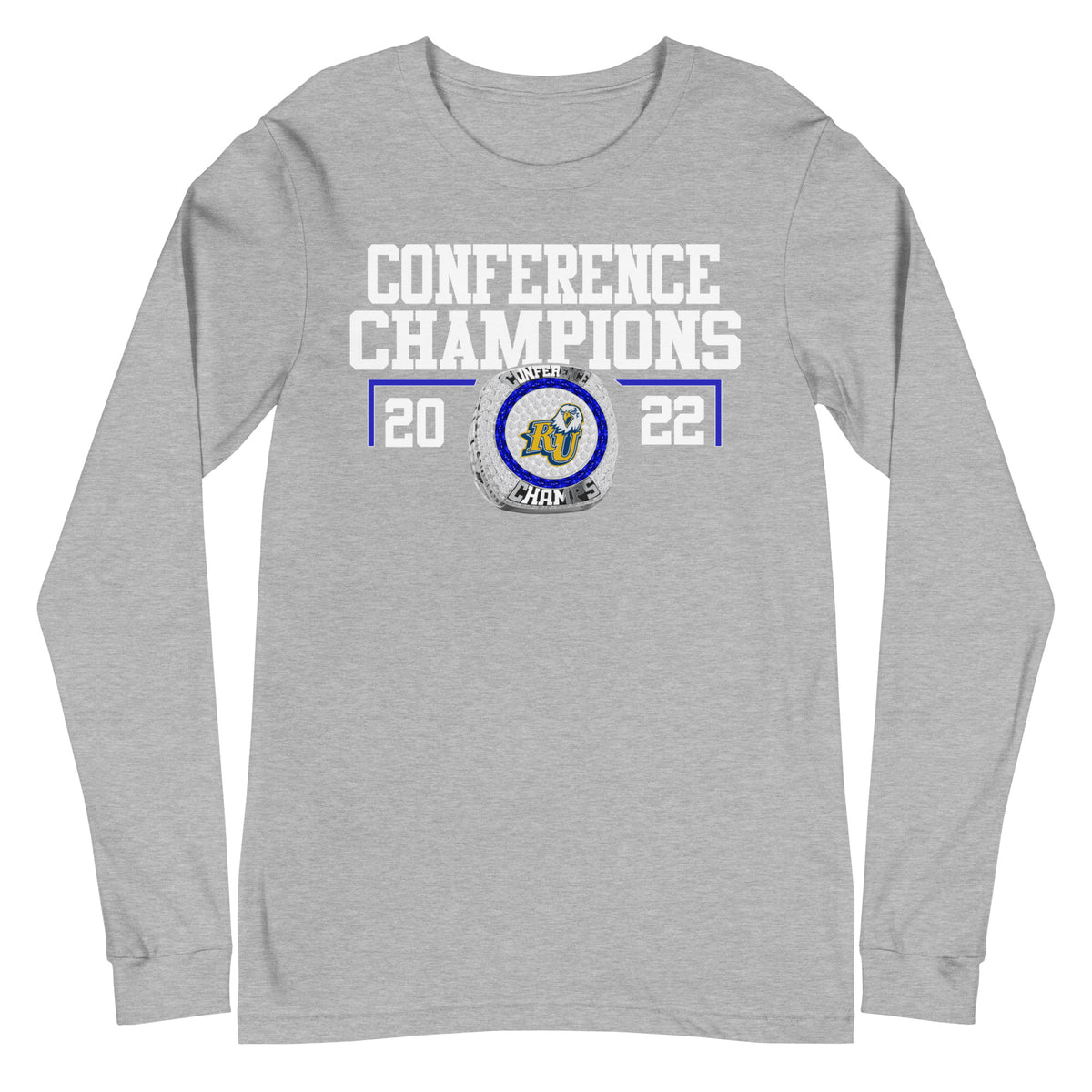 Reinhardt University 2022 Conference Championship Ring  Unisex Long Sleeve Tee