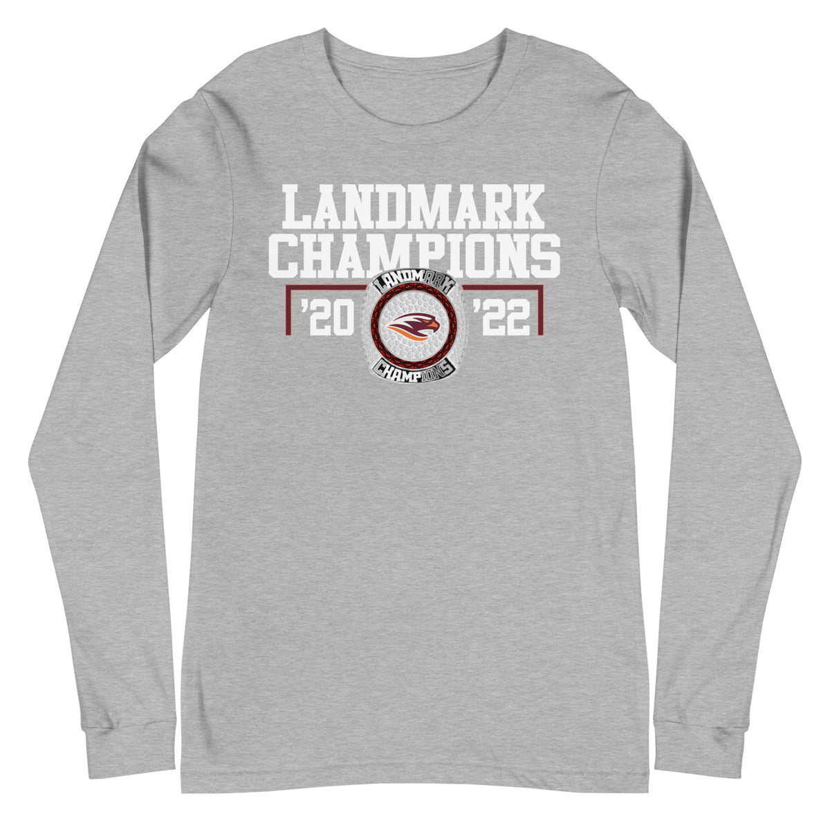 Susquehanna University ’20 &amp; ’22 Landmark Championship Ring Unisex Long Sleeve Tee