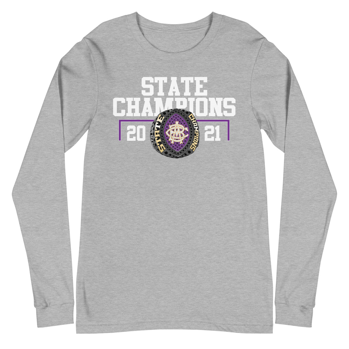 Christian Brothers Academy 2021 State Championship Ring Unisex Long Sleeve Tee