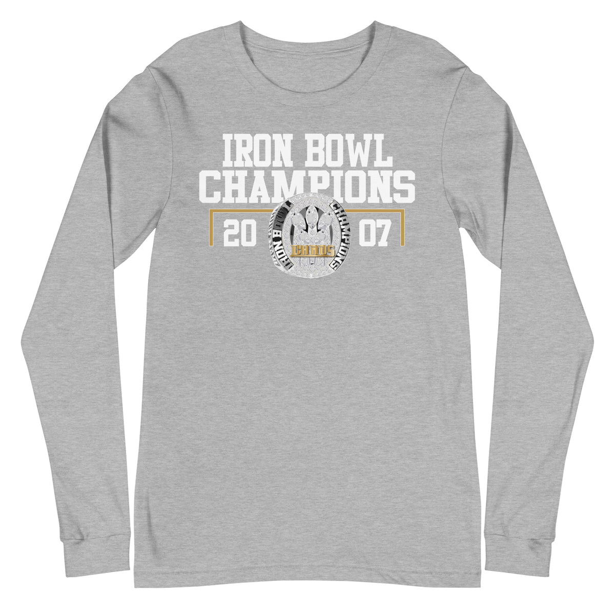 Iron Bowl 2007 Championship Ring Unisex Long Sleeve Tee