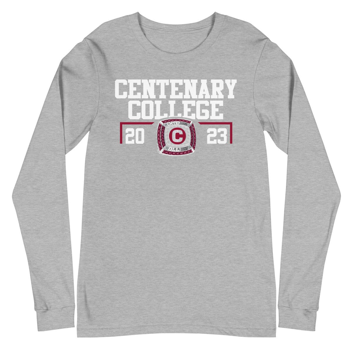 Centenary College 2023 Championship Ring Unisex Long Sleeve Tee