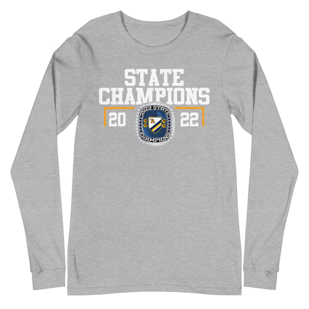 Tuscaloosa Academy Women’s Soccer 2022 State Championship Ring Unisex Long Sleeve Tee
