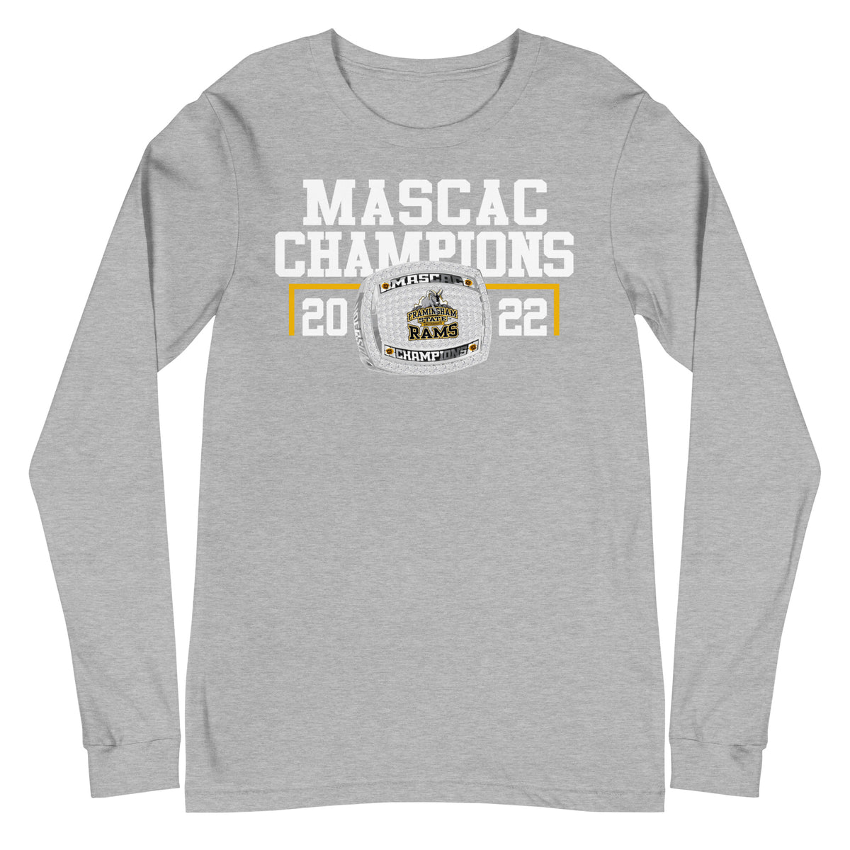 Framingham State University MASCAC Champions Unisex Long Sleeve Tee