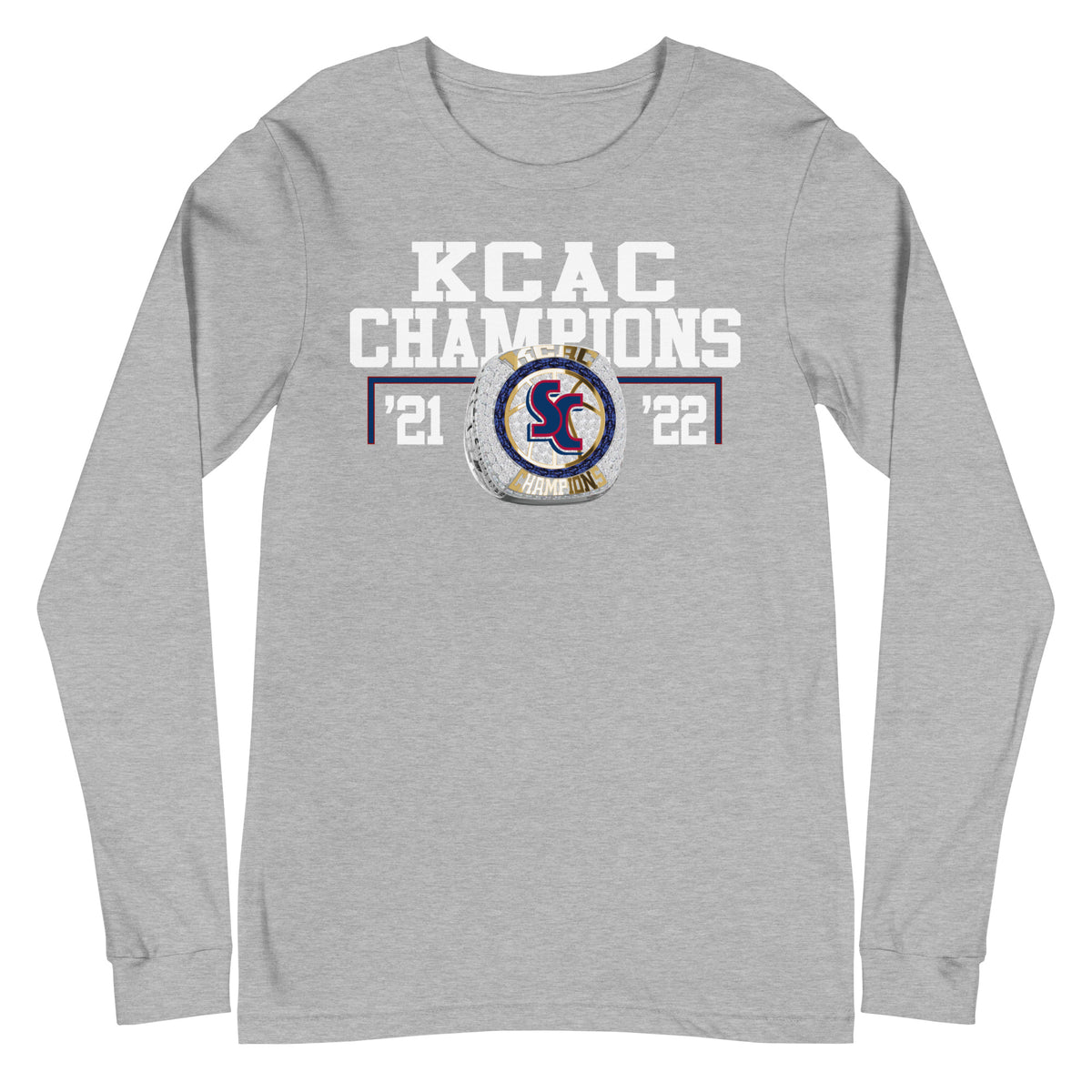 Sterling College ’21 / ’22 KCAC Championship Ring Unisex Long Sleeve Tee