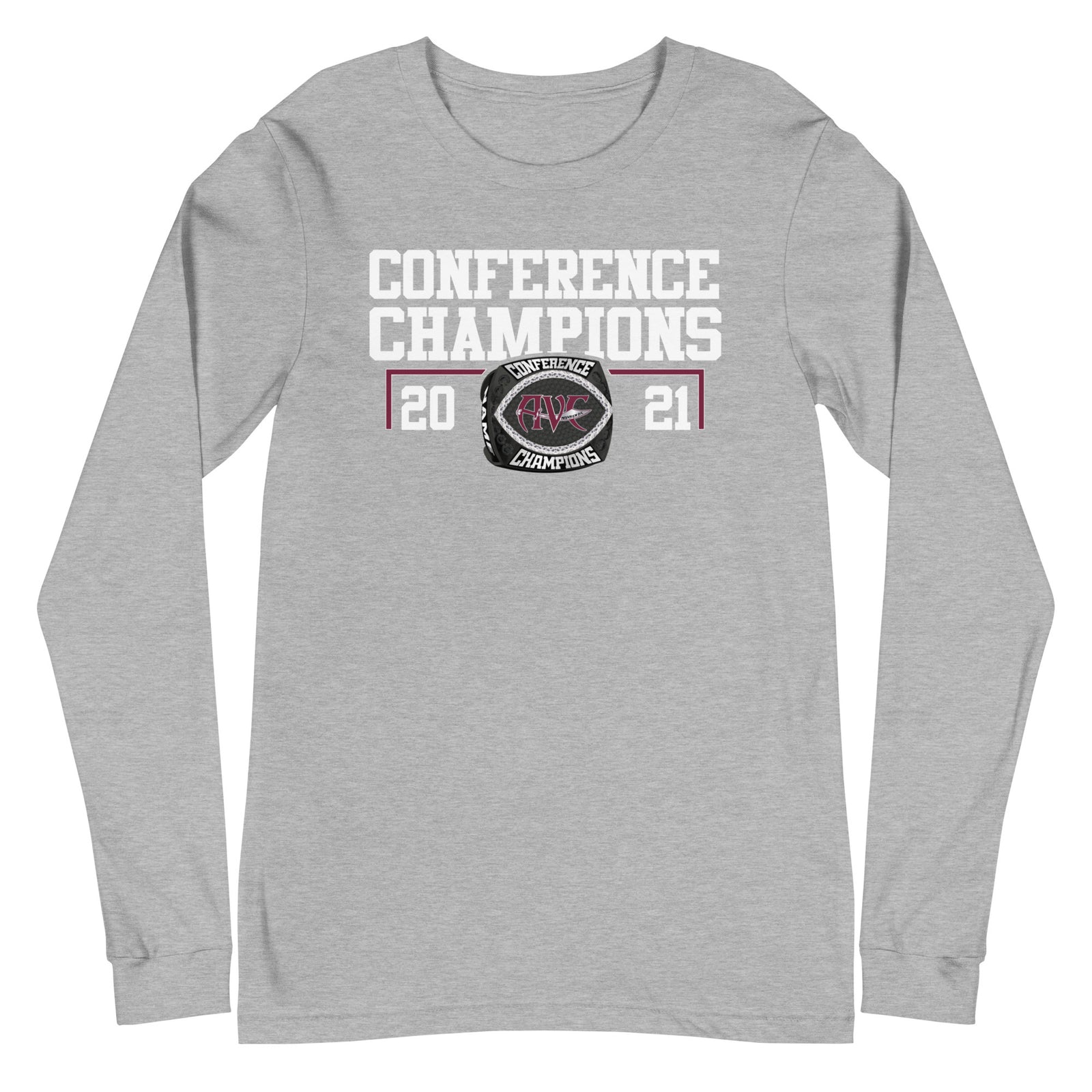 Antelope Valley College 2021 Conference Championship Ring  Unisex Long Sleeve Tee