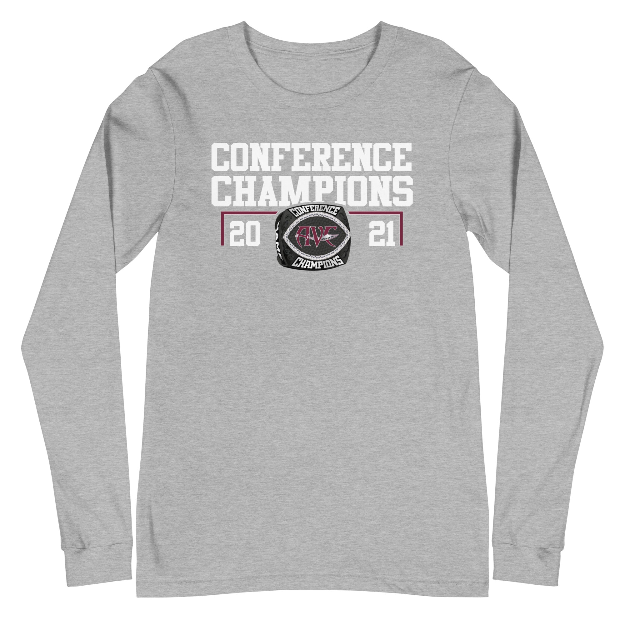 Antelope Valley College 2021 Conference Championship Ring  Unisex Long Sleeve Tee