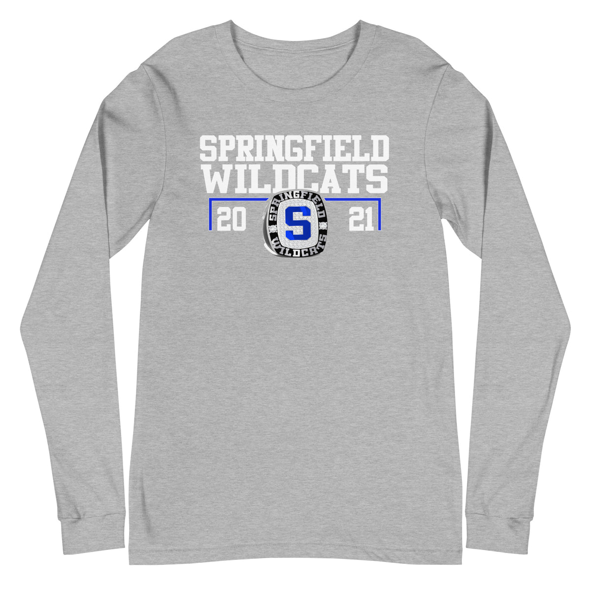 Springfield Wildcats 2021 Football Ring Unisex Long Sleeve Tee