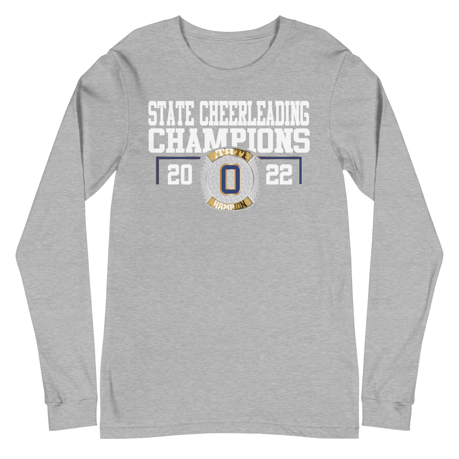 Olentangy High School 2022 Cheer State Championship Ring Unisex Long Sleeve Tee