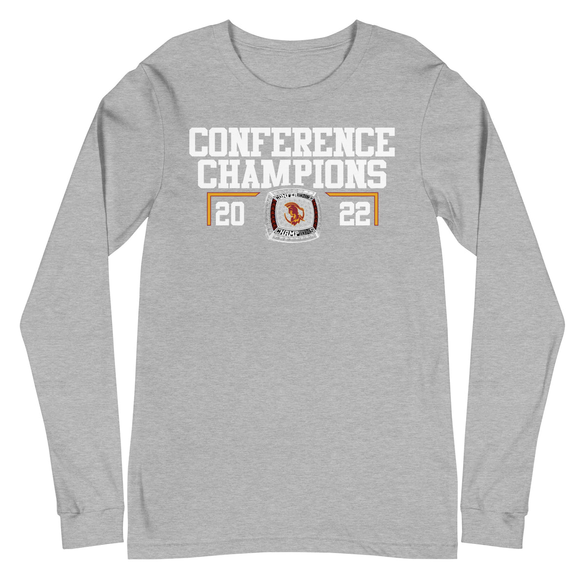 Claremont Mudd Scripps Women’s Track &amp; Field 2022 Conference Championship Ring Unisex Long Sleeve Tee
