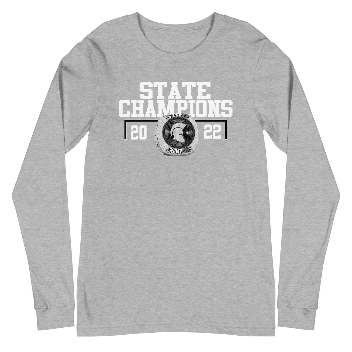 Gaston Day Track &amp; Field 2022 State Championship Ring Unisex Long Sleeve Tee