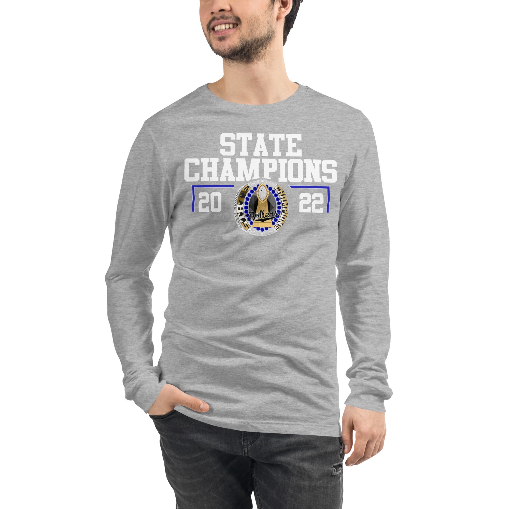 Down South Ballers State Champions  Unisex Long Sleeve Tee