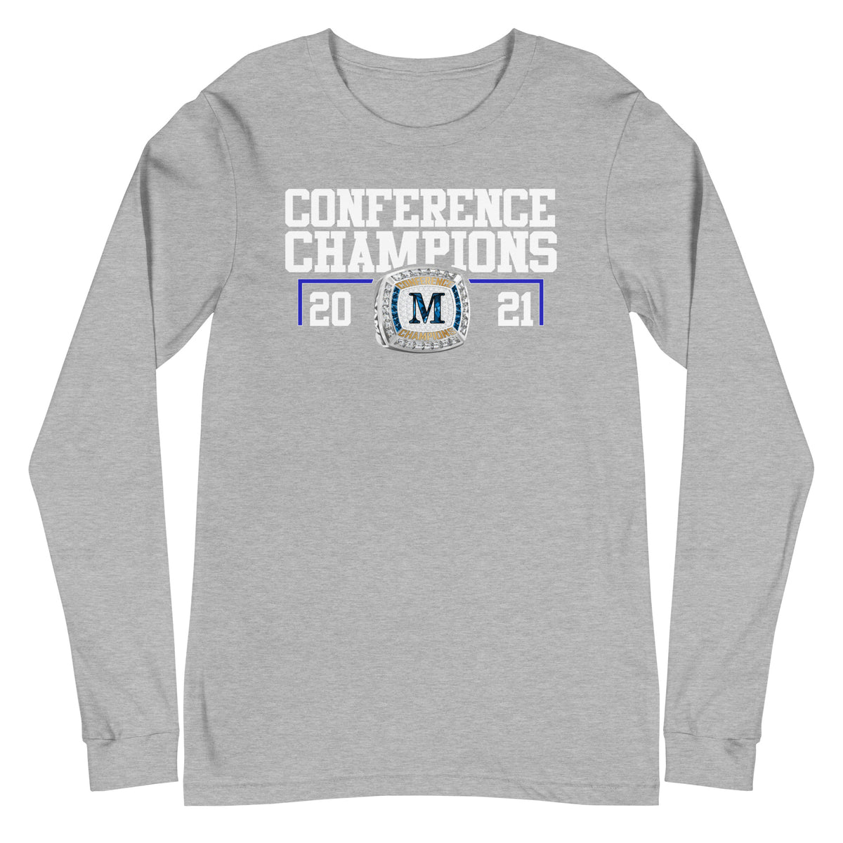 Marian University Conference Champions  Unisex Long Sleeve Tee