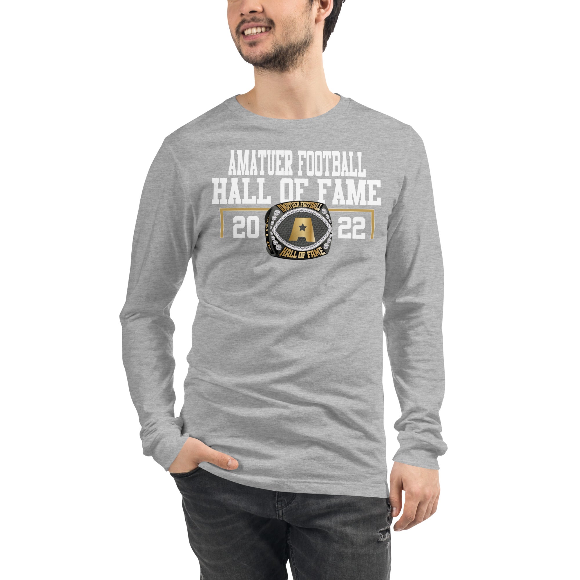 Amateur Football League Hall of Fame Unisex Long Sleeve Tee