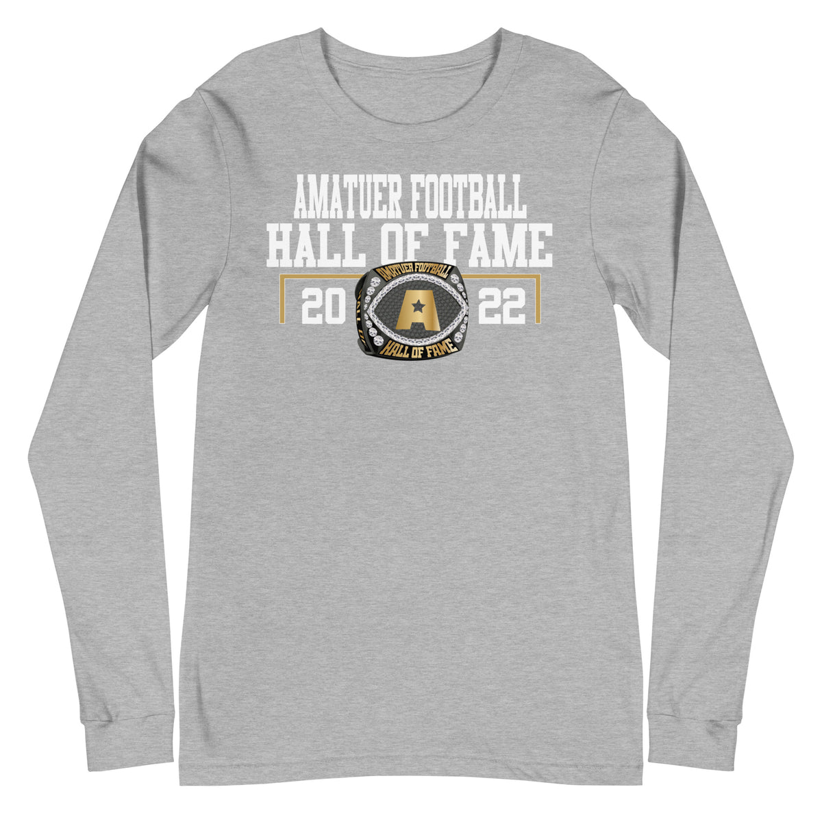 Amateur Football League Hall of Fame Unisex Long Sleeve Tee