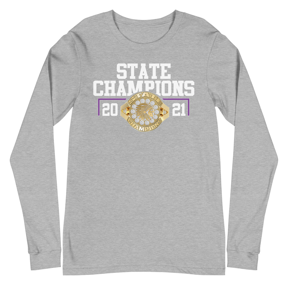 Amite High School Football 2021 State  Fashion Style Ring Unisex Long Sleeve Tee