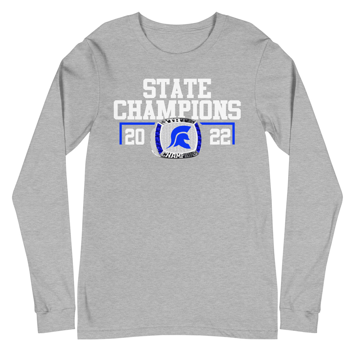 Parkers Chapel High School Track &amp; Field 2022 State  Championship Ring Unisex Long Sleeve Tee