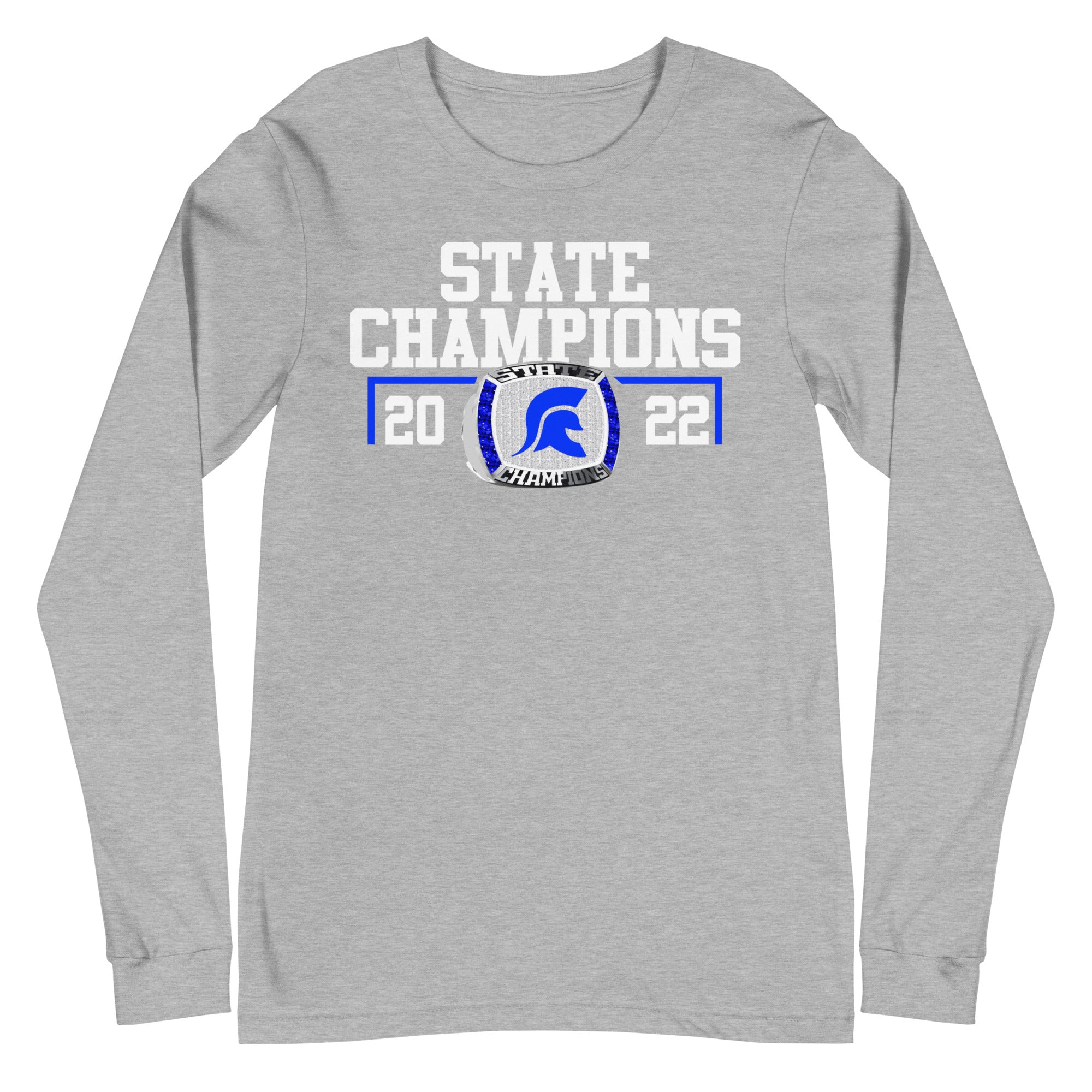 Parkers Chapel High School Track & Field 2022 State  Championship Ring Unisex Long Sleeve Tee