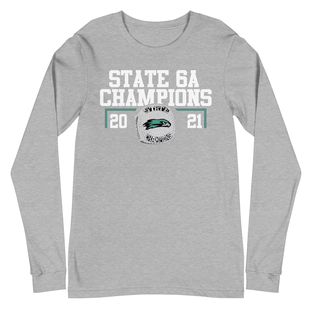 Highland High School Football 2021 State Championship Ring Unisex Long Sleeve Tee