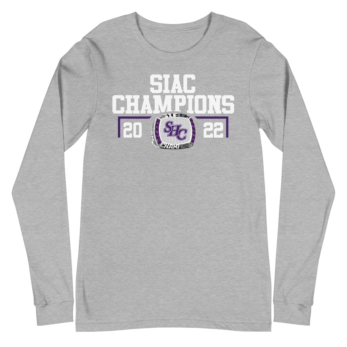 Spring Hill College SIAC Champions Unisex Long Sleeve Tee