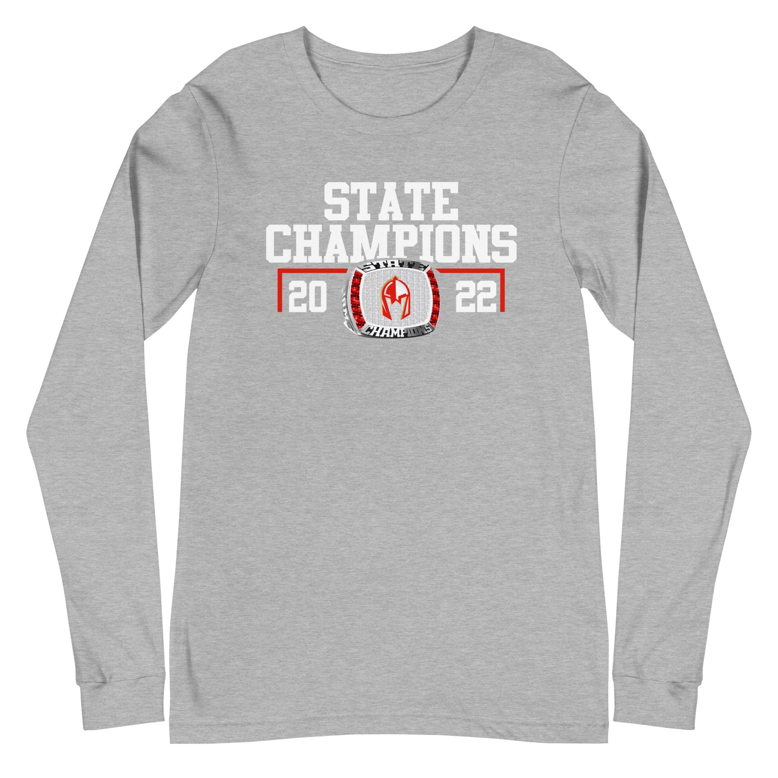 Christ Academy Men’s Basketball 2022 State Championship Ring Unisex Long Sleeve Tee