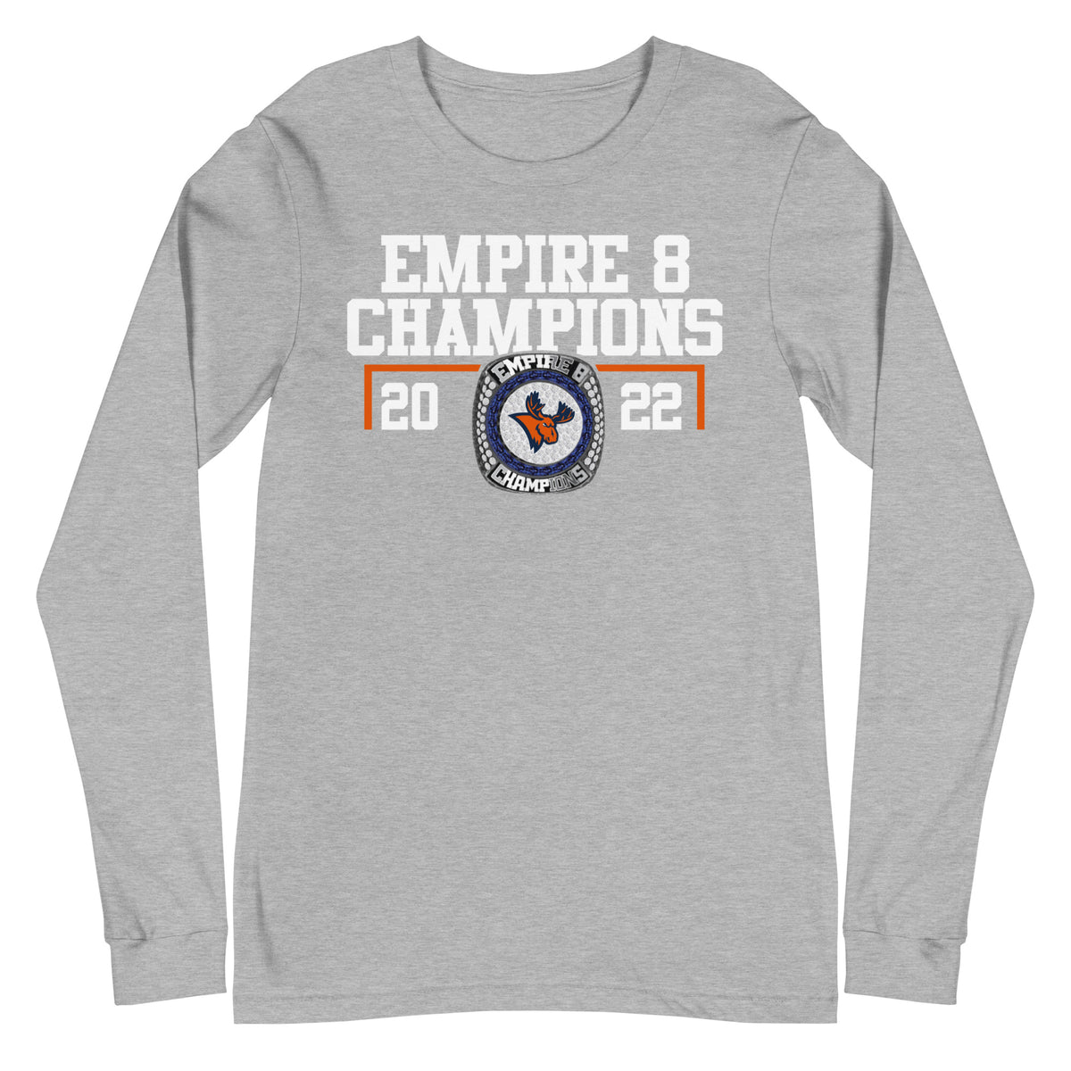 Utica University Empire 8 Champions Unisex Long Sleeve Tee
