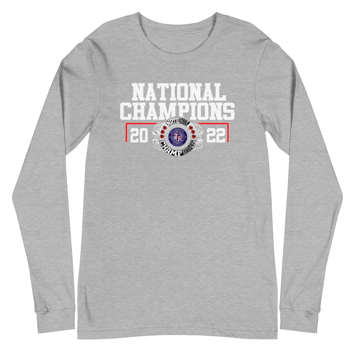 Roosevelt 2022 National Championship Ring Unisex Long Sleeve Tee