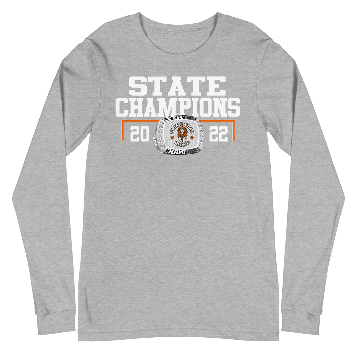 Prime Time Lions State Champions Unisex Long Sleeve Tee
