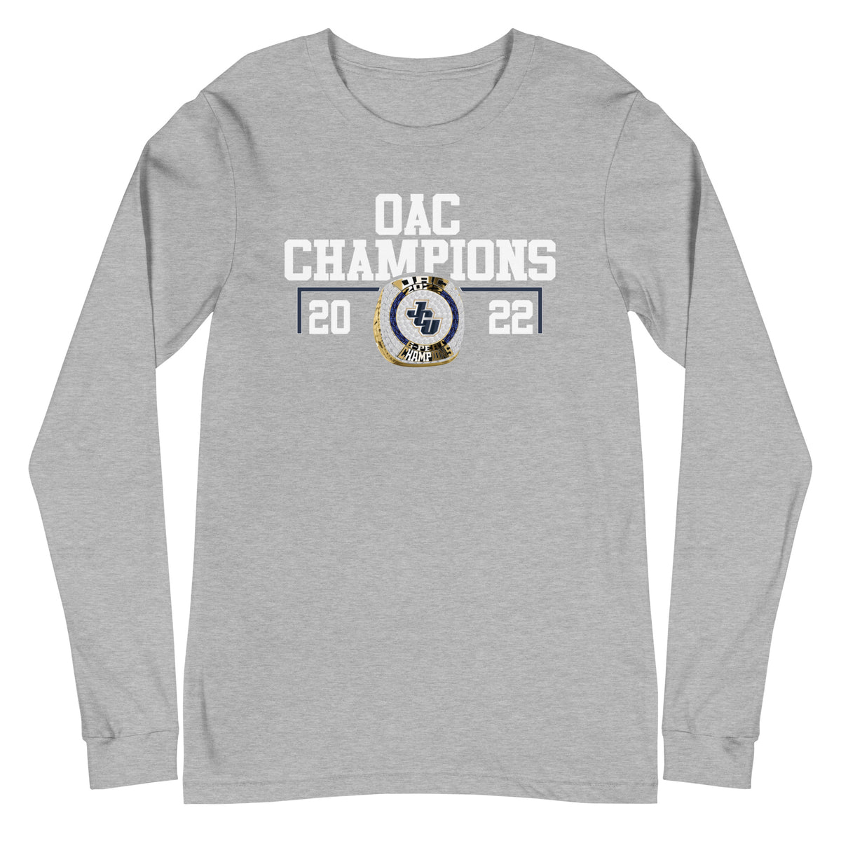 John Carrol University 6-Peat OAC Champions Unisex Long Sleeve Tee