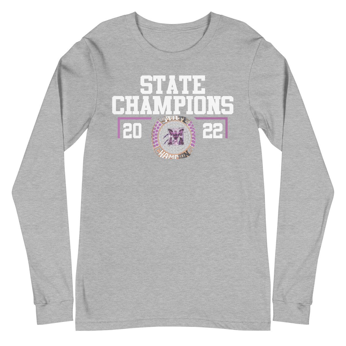 Mountain Island Charter High School State Champions (Girls Ring) Unisex Long Sleeve Tee