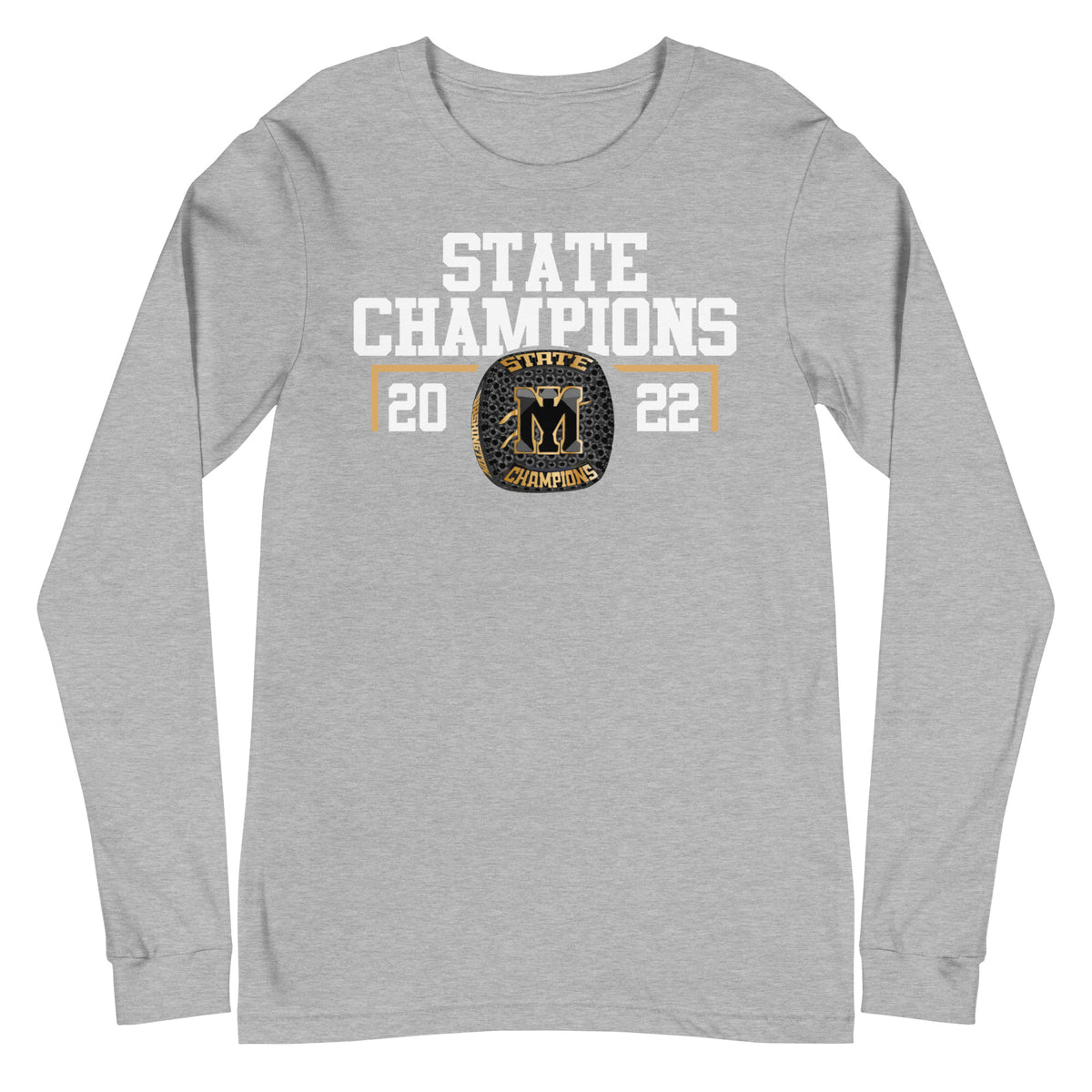 Mountain Island Charter High School State Champions (Boys Relay Ring) Unisex Long Sleeve Tee