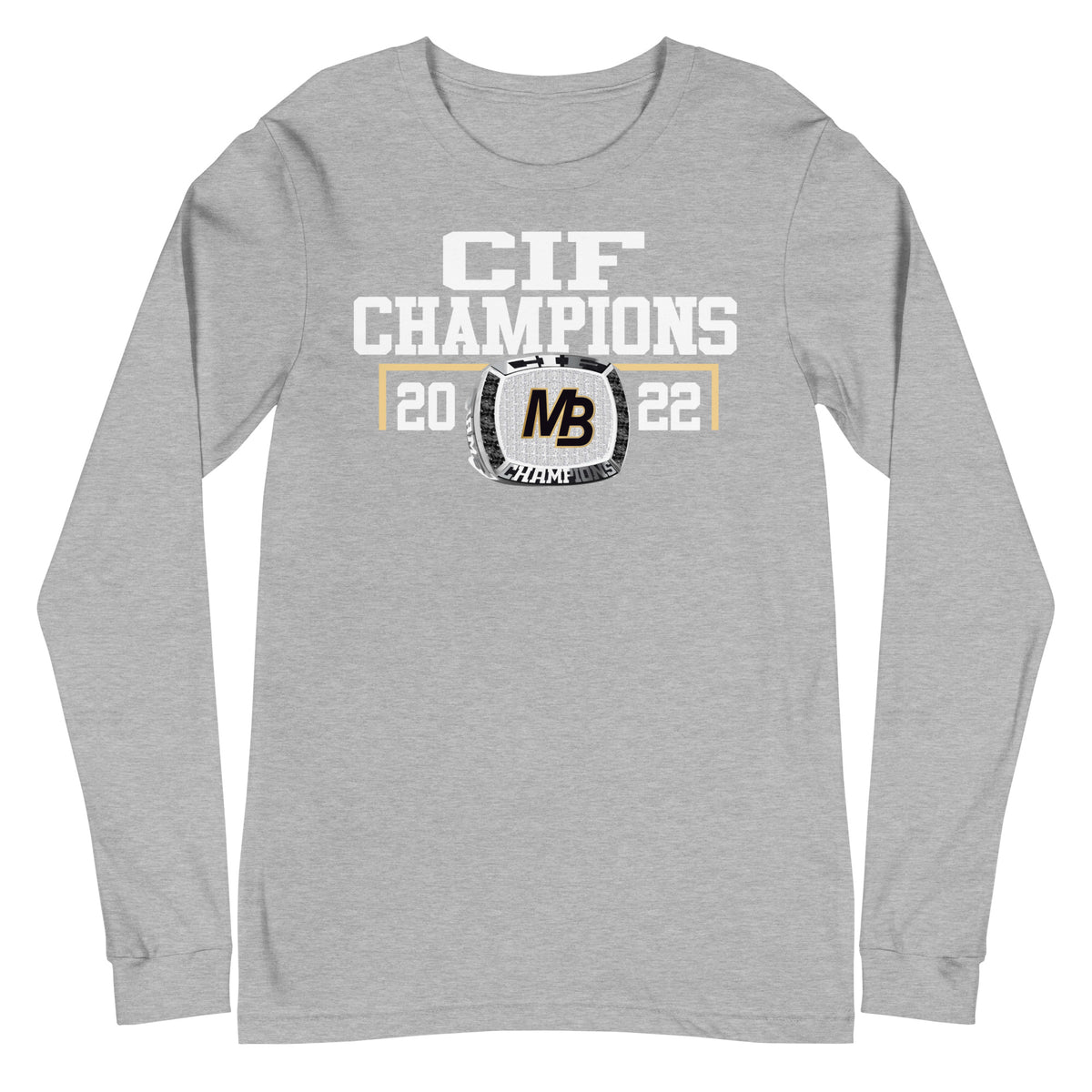 Mission Bay High School CIF Champions Unisex Long Sleeve Tee