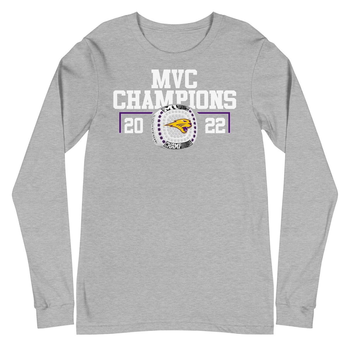 University of Northern Iowa MVC Champions Unisex Long Sleeve Tee