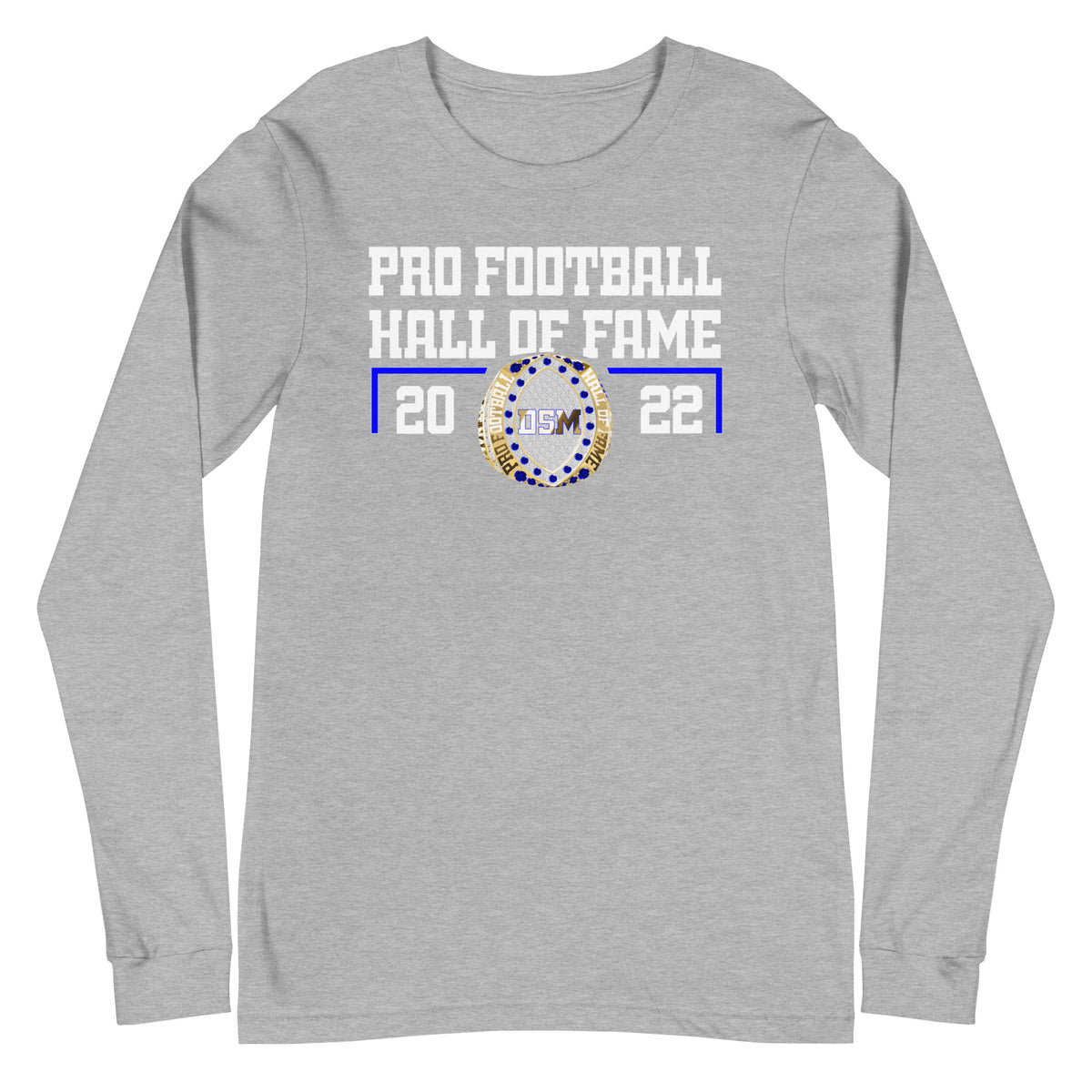 DSM Pro Football Hall of Fame Unisex Long Sleeve Tee