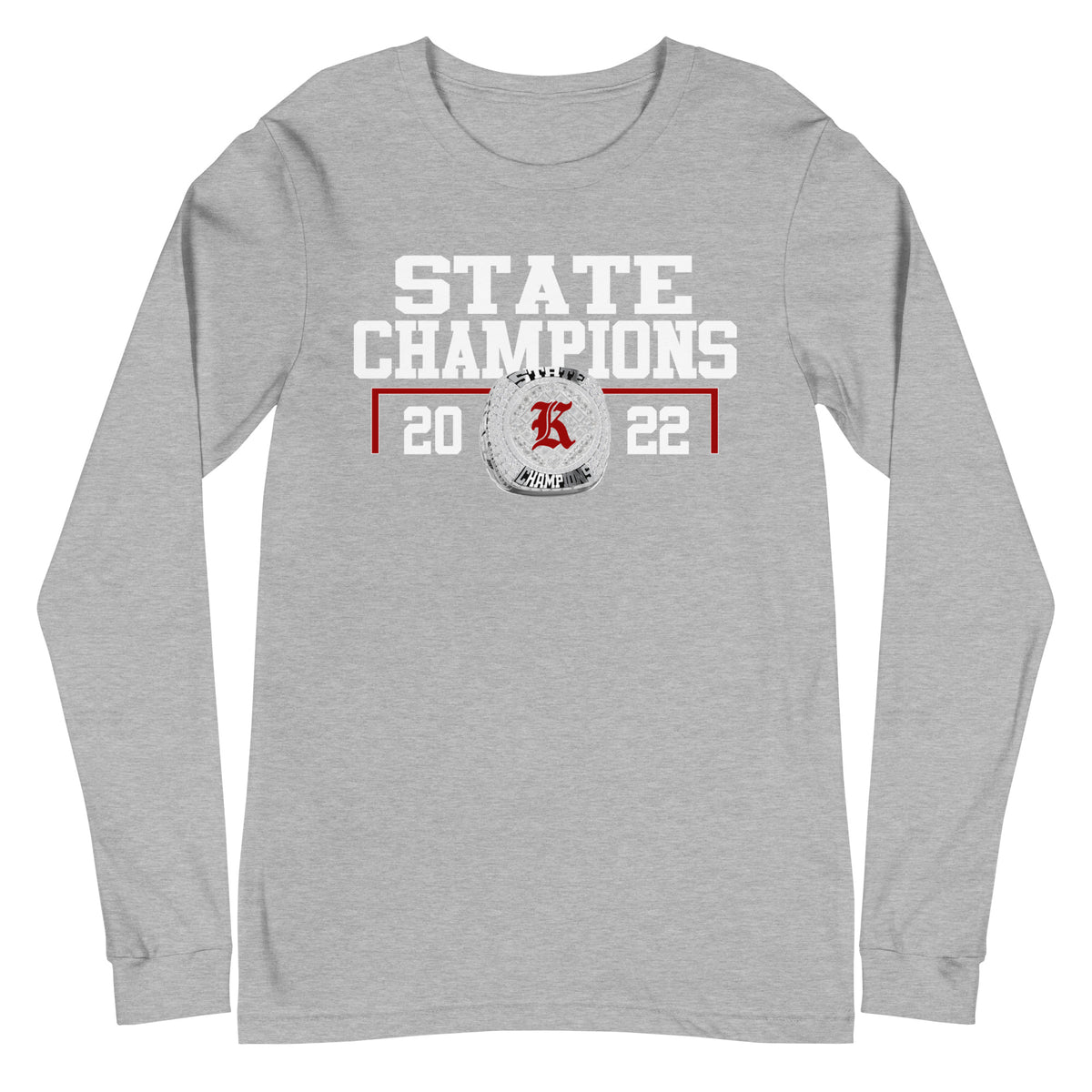 John F Kennedy High School 2022 State Championship Ring Unisex Long Sleeve Tee